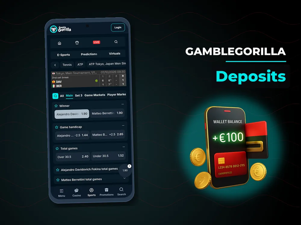 Gamblegorilla - Deposits