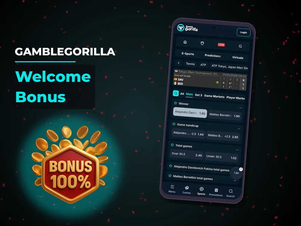 Gamblegorilla - Welcome Bonus