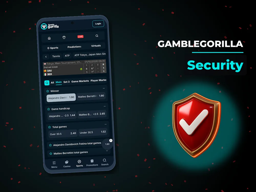 Gamblegorilla - Security