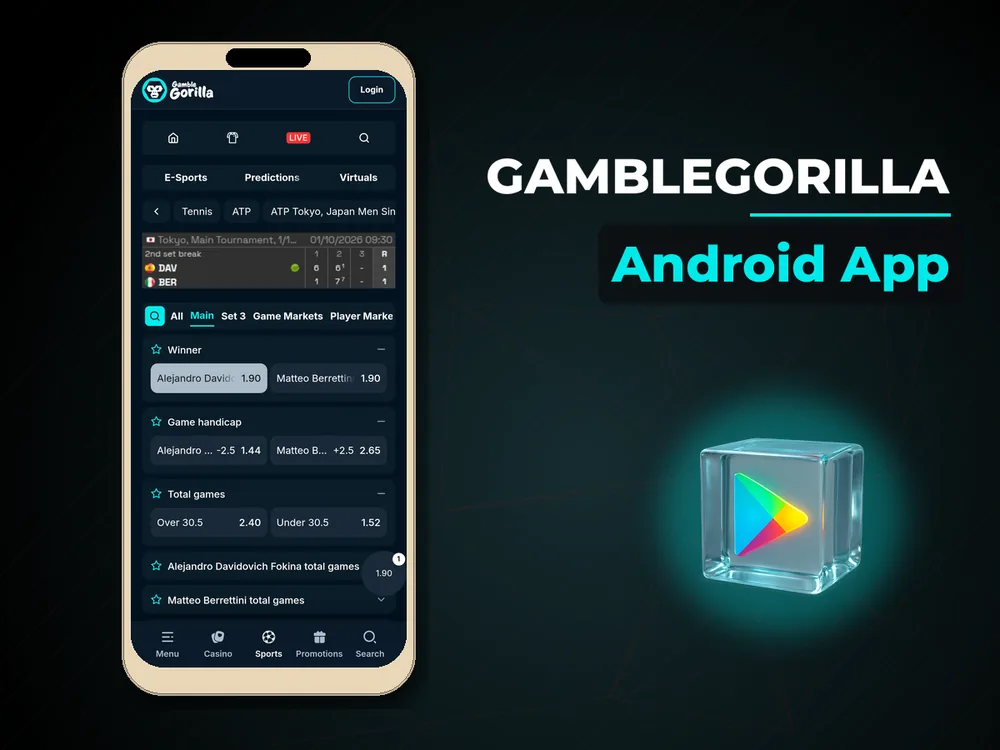 Gamblegorilla - Android App