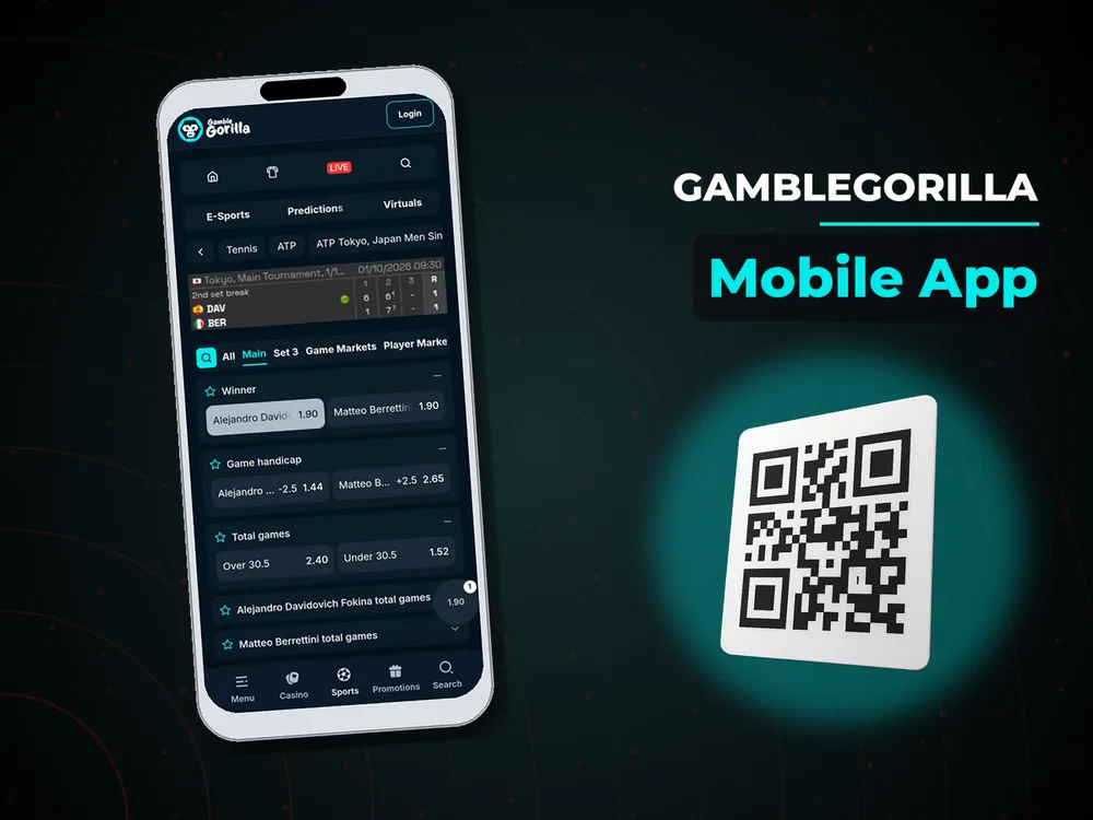 Gamblegorilla - Mobile App
