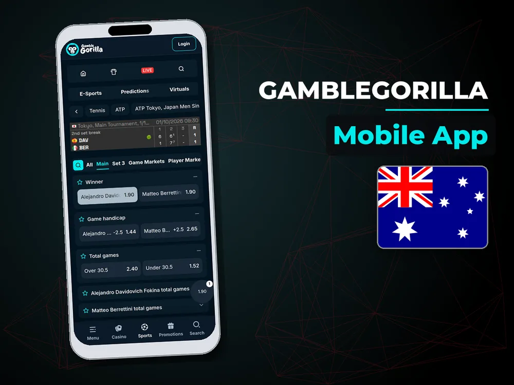 Gamblegorilla - Mobile App
